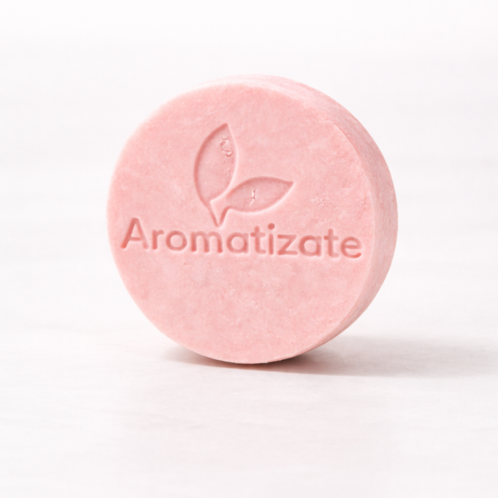 Champú en barra Premium Cabello normal a seco 70 gr Rosa dulce