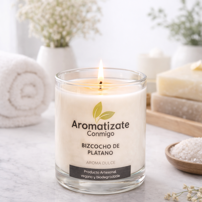 Vela aromatica Bizcocho de Plátano 210 gr